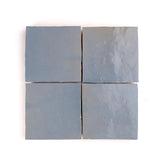 Zellige (4" x 4") Belize Blue
