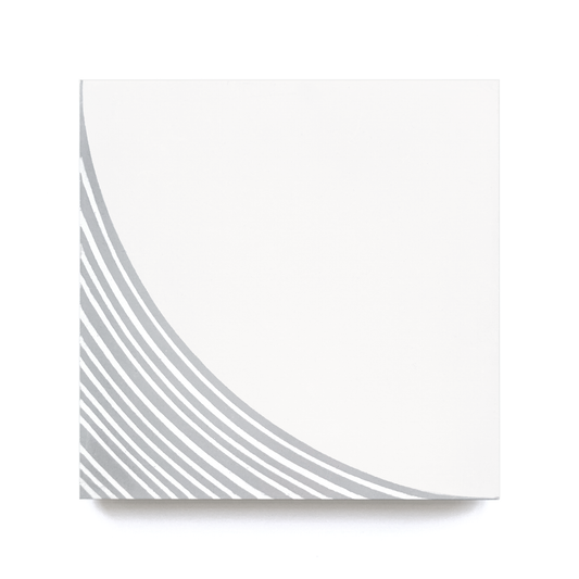 Canoe: Ribbed (8" x 8") Warm White/Wolf Grey