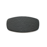 Natural Handmade Terracotta: Squoval Belgian Black