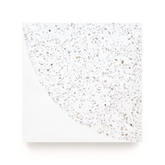 Canoe (8" x 8") Terrazzo White/Warm White