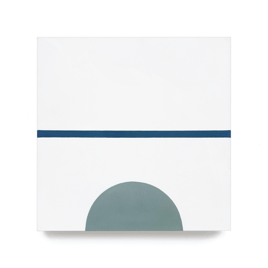 Dodge (8" x 8") Warm White / Navy / Sage