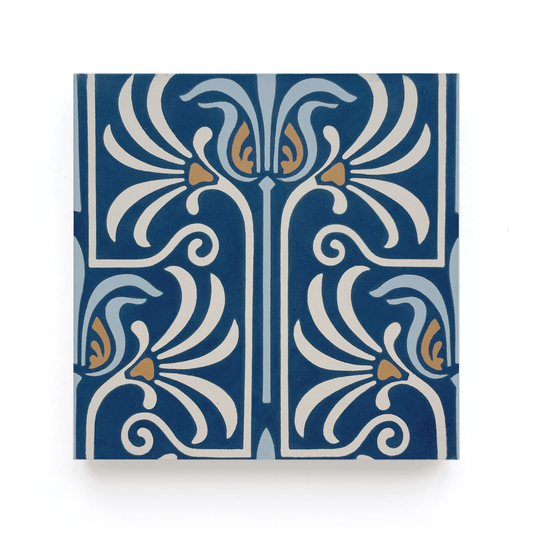 Nouveau (8" x 8") Riedel Blue/Celery/Navy/Peanut