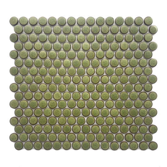 Penny Rounds (12" x 12") Lichen